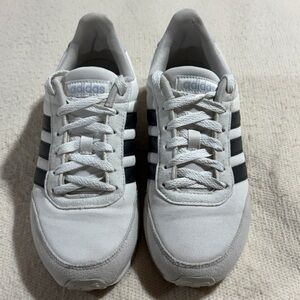 adidas White and Black Athletic Shoes